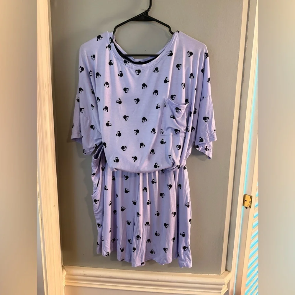 Disney Lavender Minnie Mouse Pajama Set